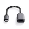 USB laidas Satechi ST-UCATCM USB C į USB A, USB 3.2 Gen 1 (5 Gbps), Pilka