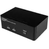 StarTech.com 2 prievadų DisplayPort dviejų monitorių KVM jungiklis – 4K 60Hz