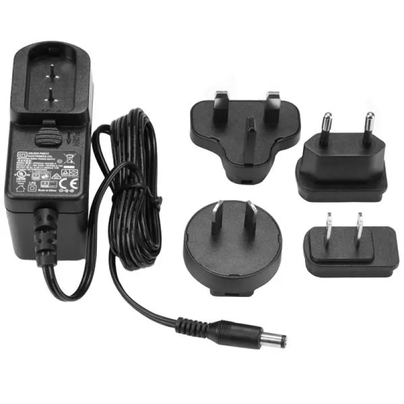 StarTech.com nuolatinės srovės maitinimo adapteris – 5 V, 3 A, universalus, vidinis, 100–240 V, 5 V, 0,75 A, 3 A