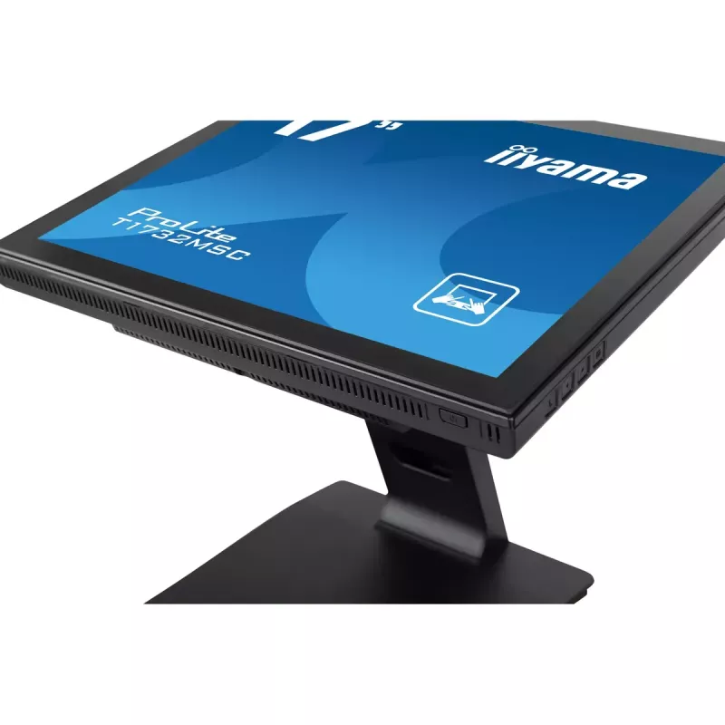 iiyama ProLite T1732MSC-B1SAG kompiuterio monitorius 43,2 cm (17 colių) 1280 x 1024 pikselių Full HD LED jutiklinis ekranas stalinis juodas