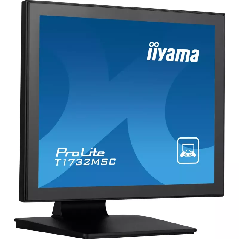 iiyama ProLite T1732MSC-B1SAG kompiuterio monitorius 43,2 cm (17 colių) 1280 x 1024 pikselių Full HD LED jutiklinis ekranas stalinis juodas