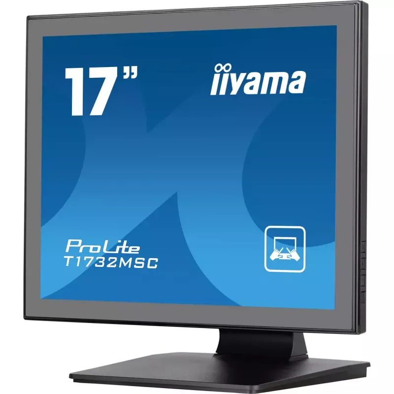 iiyama ProLite T1732MSC-B1SAG kompiuterio monitorius 43,2 cm (17 colių) 1280 x 1024 pikselių Full HD LED jutiklinis ekranas stalinis juodas