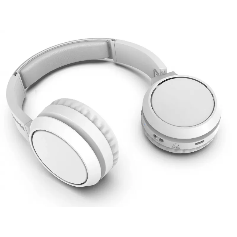 Philips 4000 serijos TAH4205WT/00 ausinės / laisvų rankų įranga Belaidės Ant galvos Skambučiai / Muzika USB Type-C Bluetooth Balta