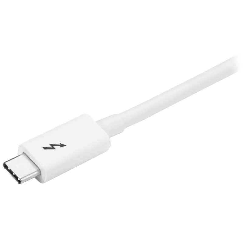 StarTech.com Thunderbolt 3 laidas - 20 Gbps - 1 m - baltas - suderinamas su Thunderbolt, USB ir DisplayPort