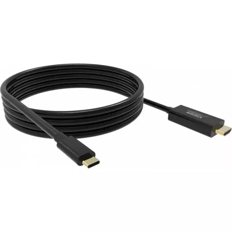 DisplayPort kabelis Vision TC 2MUSBCDP8K/BL 2 m USB Type-C juodas