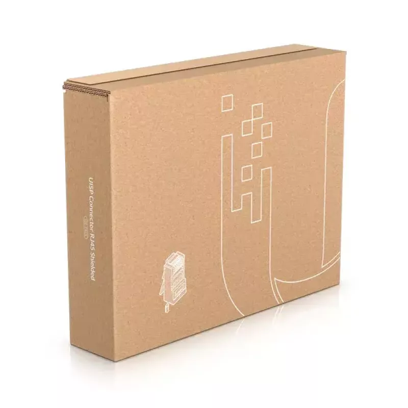 Jungtis RJ45, vyriška, Ubiquiti UISP-Connector-SHD, sidabrinė, 100 vnt.