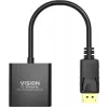 Vaizdo kabelio adapteris DisplayPort į VGA Vision TC-DPVGA/BL