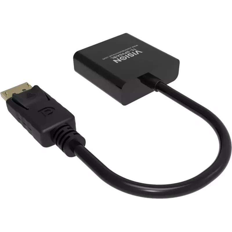 Vaizdo kabelio adapteris DisplayPort į VGA Vision TC-DPVGA/BL