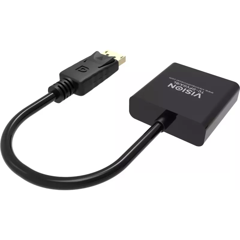 Vaizdo kabelio adapteris DisplayPort į VGA Vision TC-DPVGA/BL