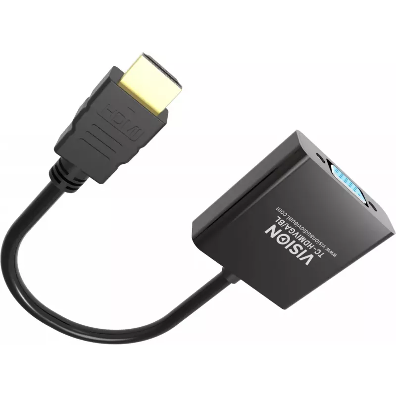 Vaizdo kabelio adapteris Vision TC-HDMIVGA/BL