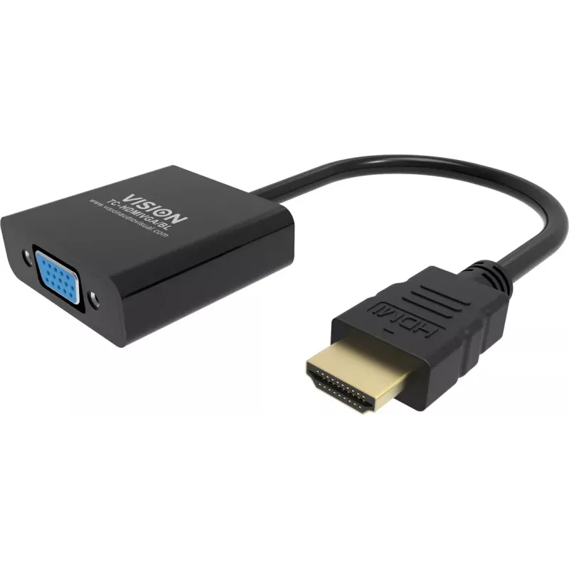 Vaizdo kabelio adapteris Vision TC-HDMIVGA/BL