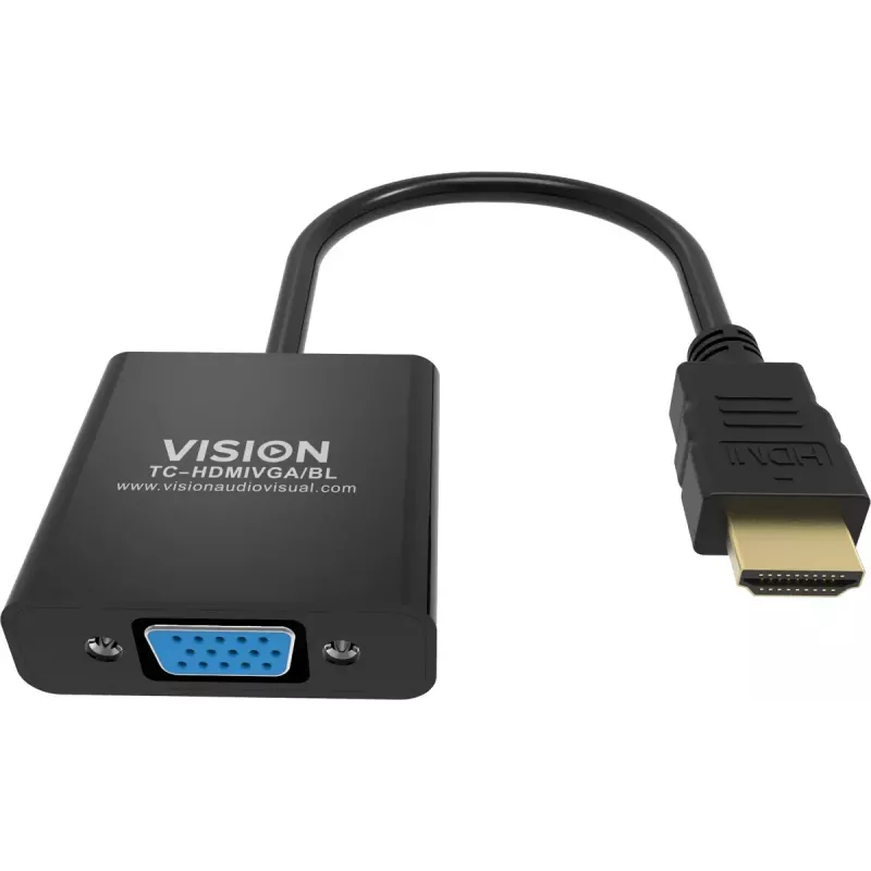Vaizdo kabelio adapteris Vision TC-HDMIVGA/BL