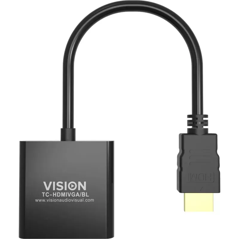 Vaizdo kabelio adapteris Vision TC-HDMIVGA/BL