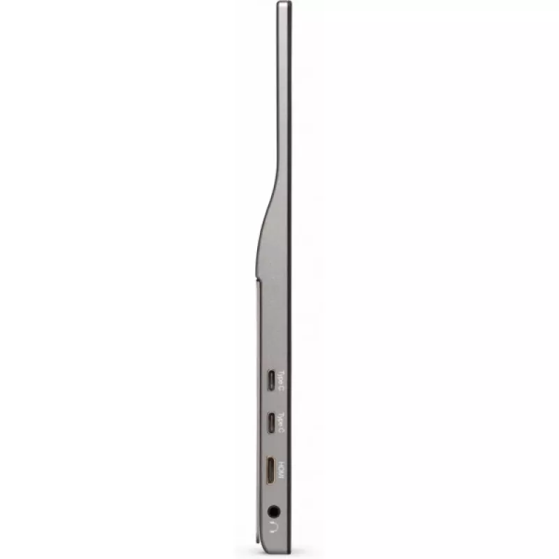 Viewsonic TD1655 kompiuterio monitorius 39,6 cm (15,6 col.) 1920 x 1080 pikselių Full HD LED jutiklinis ekranas, kelių naudotojų, juodas, sidabrinis