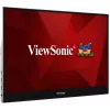 Viewsonic TD1655 kompiuterio monitorius 39,6 cm (15,6 col.) 1920 x 1080 pikselių Full HD LED jutiklinis ekranas, kelių naudotojų, juodas, sidabrinis