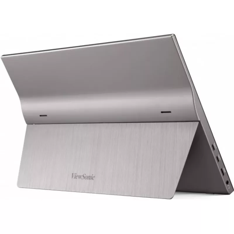 Viewsonic TD1655 kompiuterio monitorius 39,6 cm (15,6 col.) 1920 x 1080 pikselių Full HD LED jutiklinis ekranas, kelių naudotojų, juodas, sidabrinis