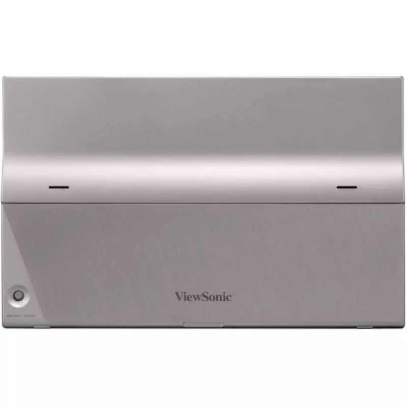 Viewsonic TD1655 kompiuterio monitorius 39,6 cm (15,6 col.) 1920 x 1080 pikselių Full HD LED jutiklinis ekranas, kelių naudotojų, juodas, sidabrinis