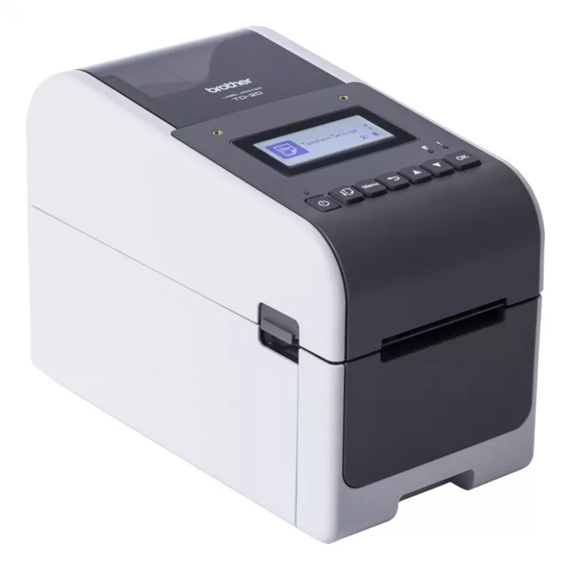 Brother TD-2350D203 etikečių spausdintuvas tiesioginis terminis 203 x 203 DPI 152 mm/sek. laidinis ir belaidis Ethernet LAN Wi-Fi Bluetooth