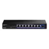 Nevaldomas tinklo komutatorius TRENDnet TEG-S5091 — 8× 2.5G RJ-45 prievadai, 60 Gbit/s, 12V, tvirtinamas ant sienos