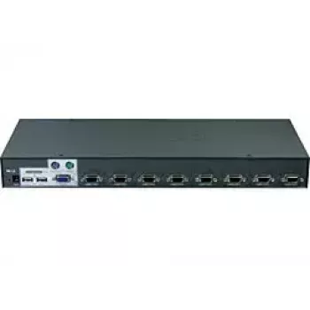 KVM jungiklis Trendnet TK-803R 8 prievadų USB/PS/2 montuojamas į stovą, VGA, 2048x1536