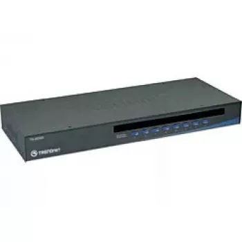 KVM jungiklis Trendnet TK-803R 8 prievadų USB/PS/2 montuojamas į stovą, VGA, 2048x1536