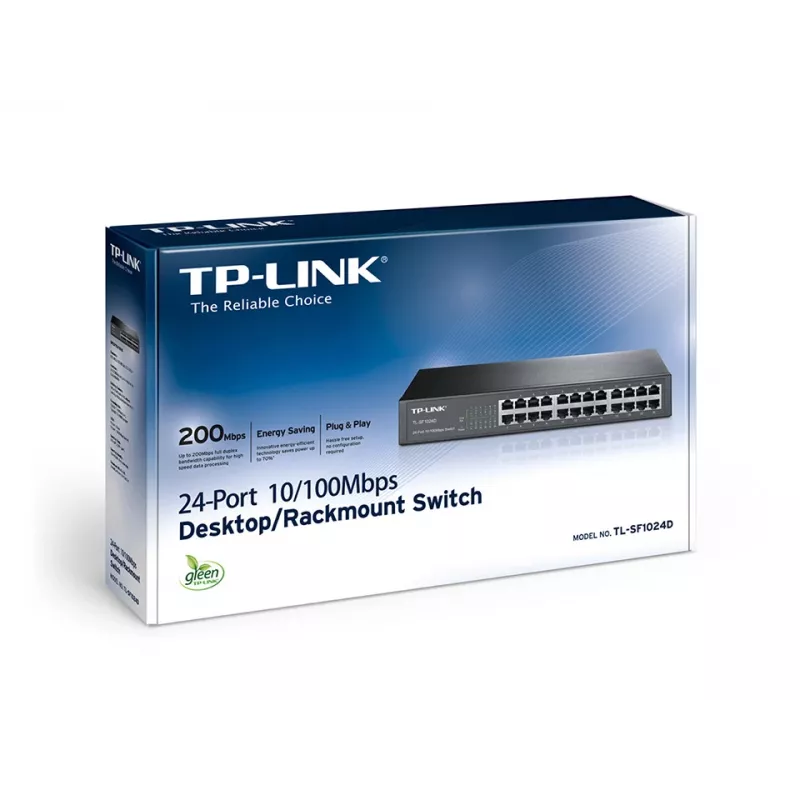 Komutatorius TP-Link TL-SF1024D Fast Ethernet 10/100