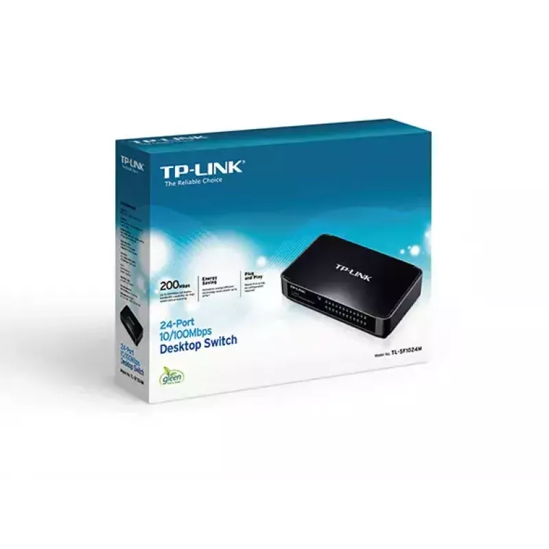 Tinklo komutatorius TP-Link 24 prievadų 10/100 Mbps TL-SF1024M