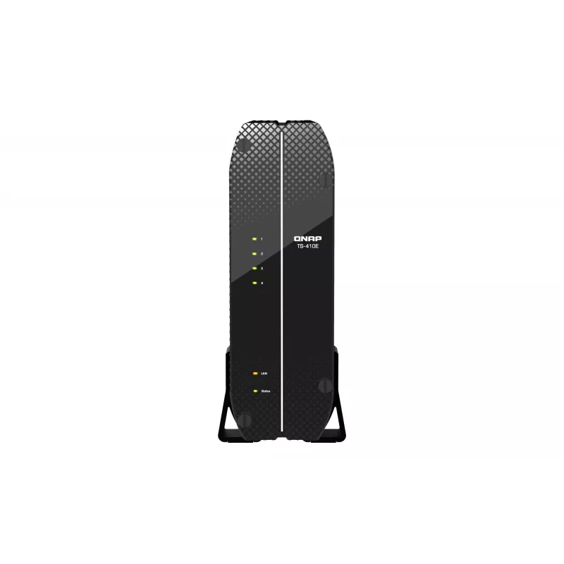 QNAP TS-410E NAS bokštas Intel® Celeron® J6412 8 GB 0 TB QNAP QTS Juoda
