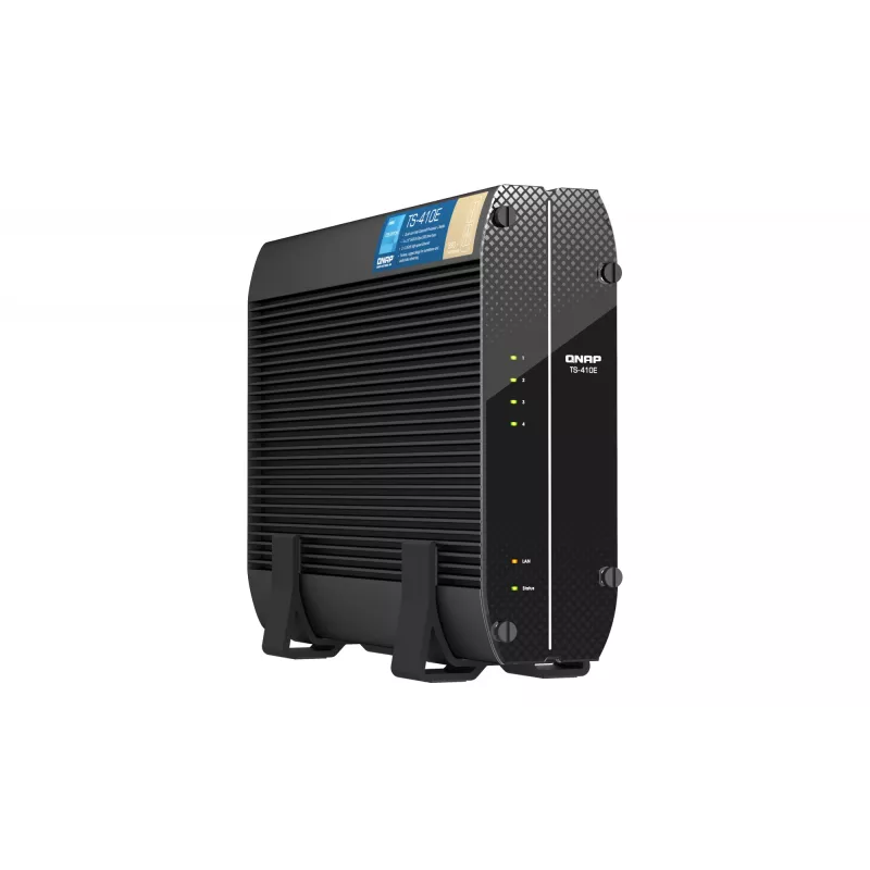 QNAP TS-410E NAS bokštas Intel® Celeron® J6412 8 GB 0 TB QNAP QTS Juoda