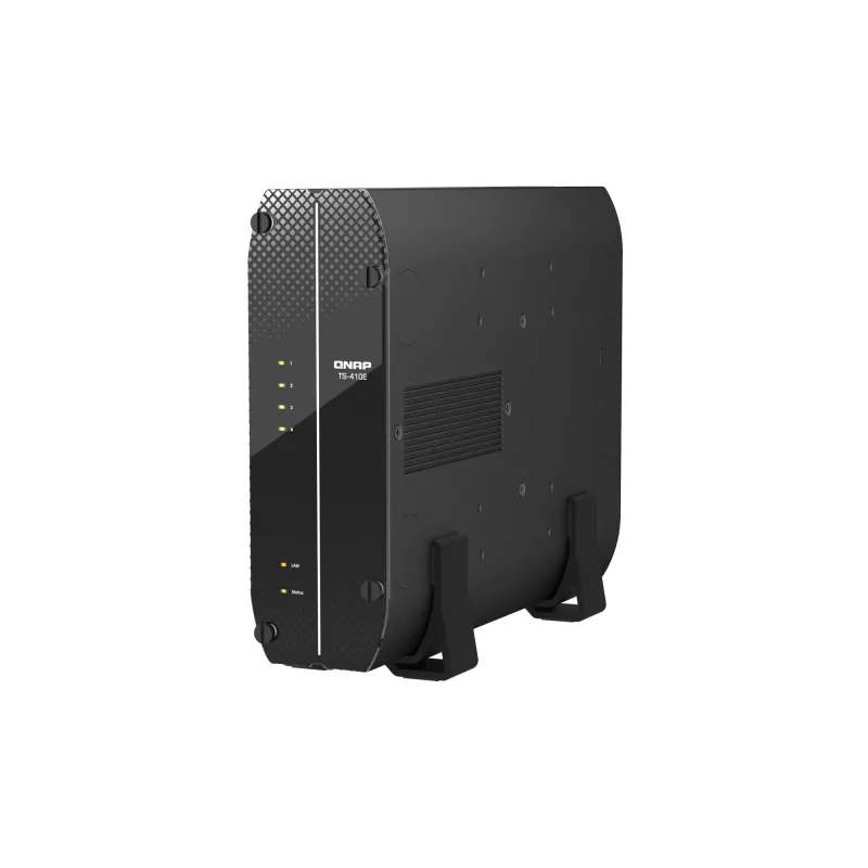 QNAP TS-410E NAS bokštas Intel® Celeron® J6412 8 GB 0 TB QNAP QTS Juoda