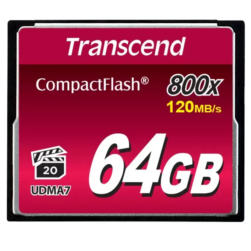 „Transcend“ 64 GB „CompactFlash 800x“ atminties kortelė, TS64GCF800