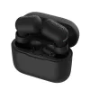Belaidės į ausis įdedamos ausinės SAVIO TWS-09 — Bluetooth 5.1, binauralinės, 20–20000 Hz, 8 h pokalbių laikas, išorinė baterija, USB-C įkrovimas, juoda