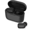 Belaidės į ausis įdedamos ausinės SAVIO TWS-09 — Bluetooth 5.1, binauralinės, 20–20000 Hz, 8 h pokalbių laikas, išorinė baterija, USB-C įkrovimas, juoda
