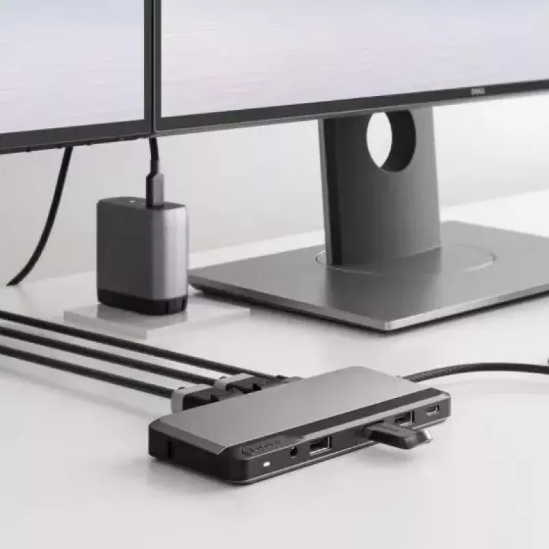 Dock ALOGIC U1CAD-SGR Wired USB 3.2 Gen 1 Type-C Pilka 85W