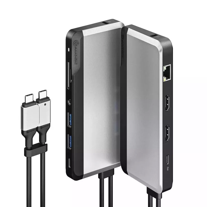 Prijungimo stotelė ALOGIC 10-in-1 Dual USB-C Super Dock