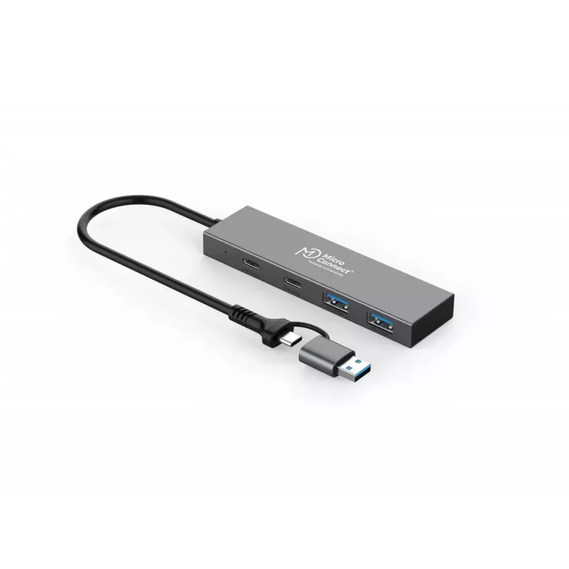 Microconnect UC0066-5G-USB-C-4IN1 sąsajos šakotuvas USB-C 4 prievadai