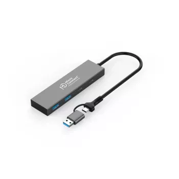 Microconnect UC0066-5G-USB-C-4IN1 sąsajos šakotuvas USB-C 4 prievadai
