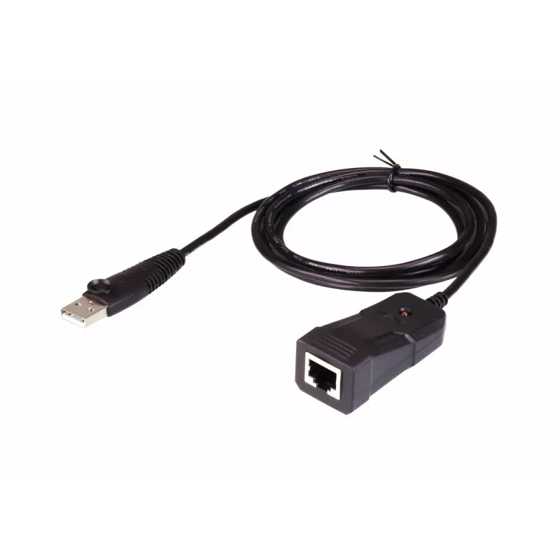ATEN USB į RS-232 konsolinis adapteris (1,2 m), USB Type-A, RJ-45, Juoda, Maitinimas, 0 – 40 °C, -20 – 60 °C