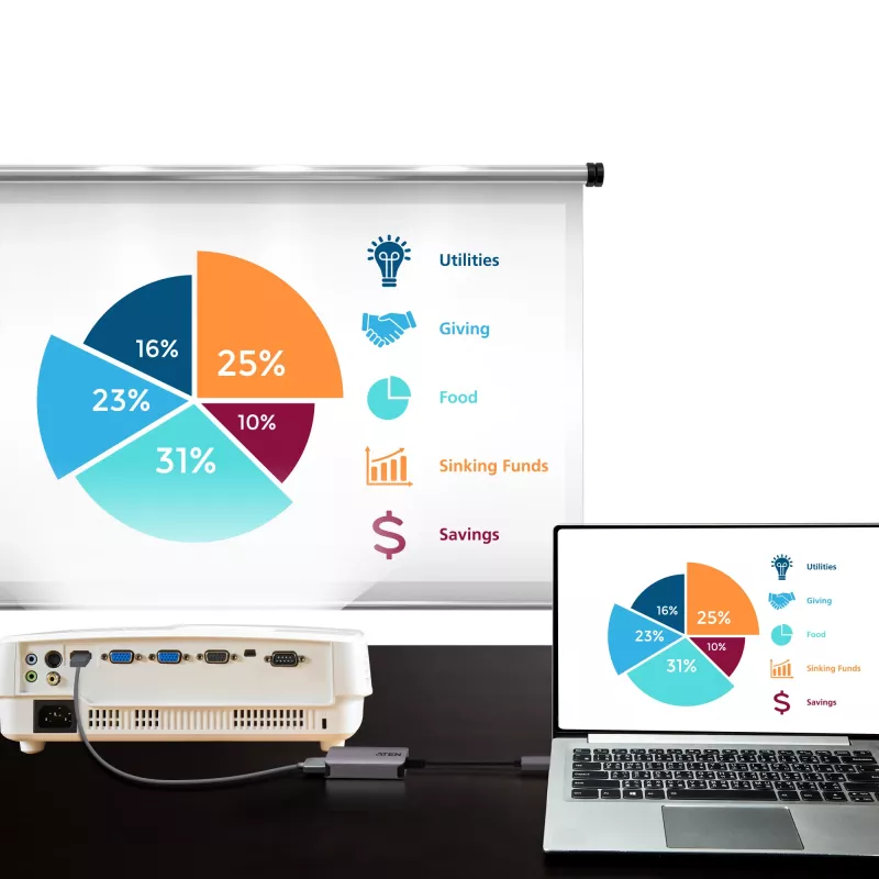USB-C į 4K HDMI adapteris ATEN UC3008A1-AT