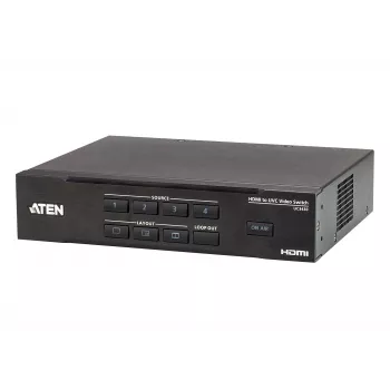 ATEN CAMLIVE PRO 4K 4 įėjimų HDMI į USB vaizdo perjungiklis, juodas, HDMI, 3840 x 2160 pikselių, metalas, Taivanas, 3840 x 2160 1920 x 1080 1280 x 720