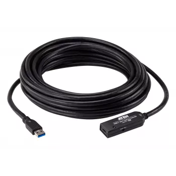 ATEN USB 3.2 Gen1 ilgintuvo kabelis 10 m USB A į USB C juodas