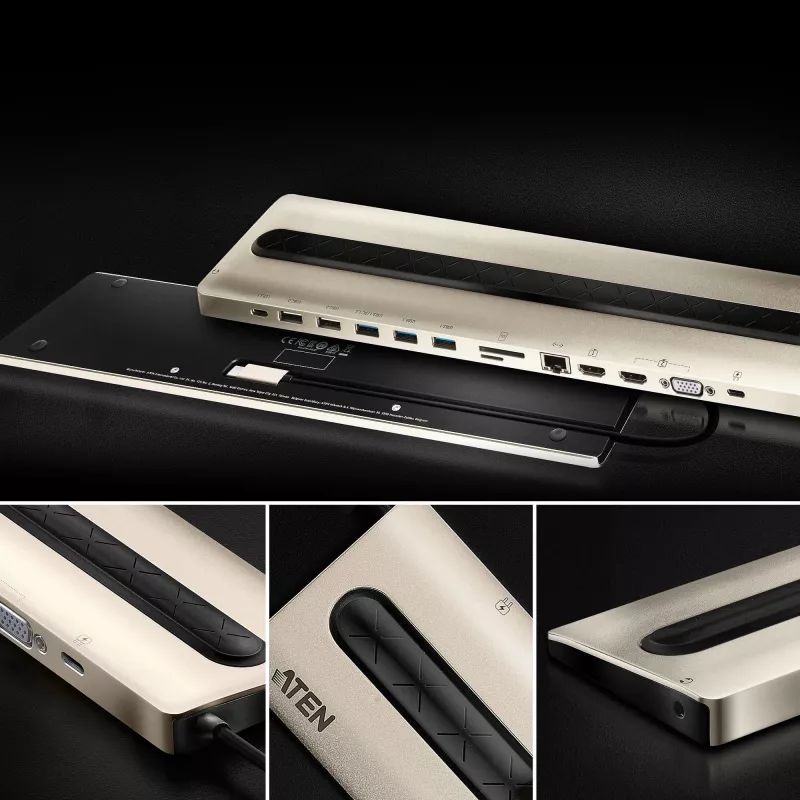ATEN USB-C Multiport Dock su maitinimo perdavimu