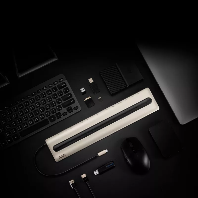 ATEN USB-C Multiport Dock su maitinimo perdavimu