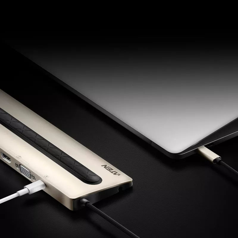 ATEN USB-C Multiport Dock su maitinimo perdavimu