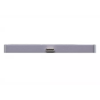 ATEN USB-C Travel Dock su maitinimo pralaidumu, Universalus, USB Type-C, Juoda, Sidabrinė