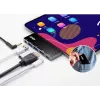ATEN USB-C Travel Dock su maitinimo pralaidumu, Universalus, USB Type-C, Juoda, Sidabrinė
