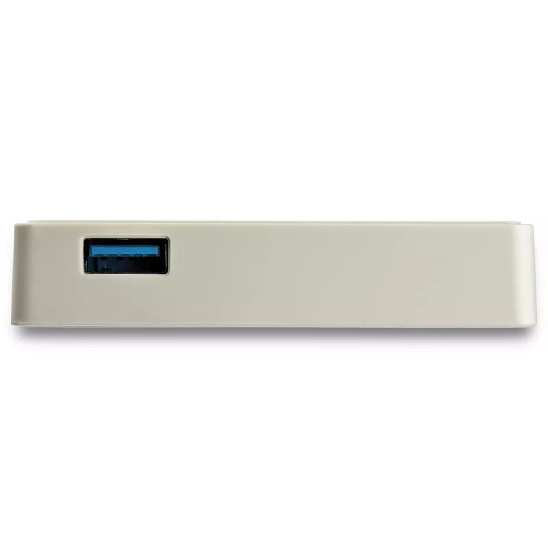 StarTech.com USB-C į Gigabit Ethernet adapteris su USB-A prievadu - Baltas 1 Gbps NIC USB 3.0/USB 3.1 Type-C tinklo adapteris - 1GbE USB-C RJ45/LAN TB3 suderinamas Windows MacBook Pro Chromebook