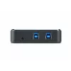 ATEN 2 prievadų USB–USB-C dalijimosi jungiklis, 5000 Gbit/s, juoda, plastikinė, 0 - 40 °C, -20 - 60 °C, 0 - 80%