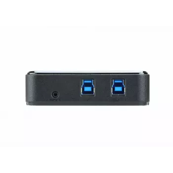 ATEN 2 prievadų USB–USB-C dalijimosi jungiklis, 5000 Gbit/s, juoda, plastikinė, 0 - 40 °C, -20 - 60 °C, 0 - 80%