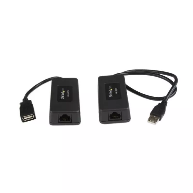 StarTech.com 1 prievado USB per Cat5 / Cat6 eterneto plėtiklis – iki 131 pėd. (40 m)